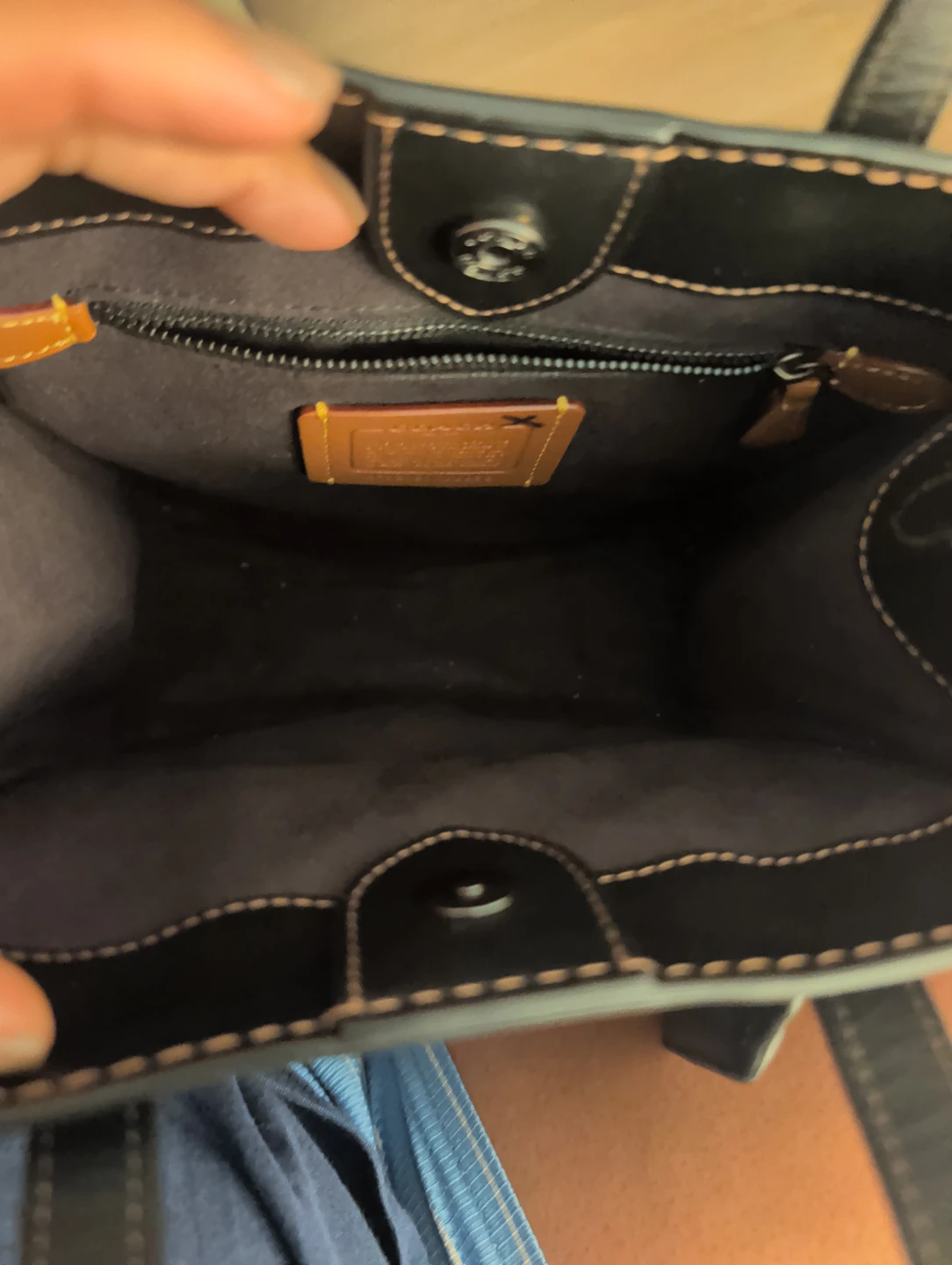 Coach Leatherware Black Mini Tote Bag - photo 3