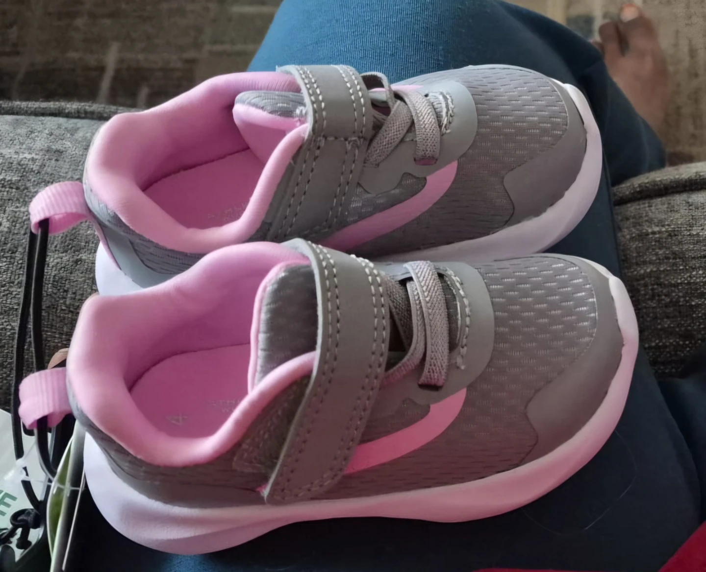 Toddler Shoes Grey and Pink
