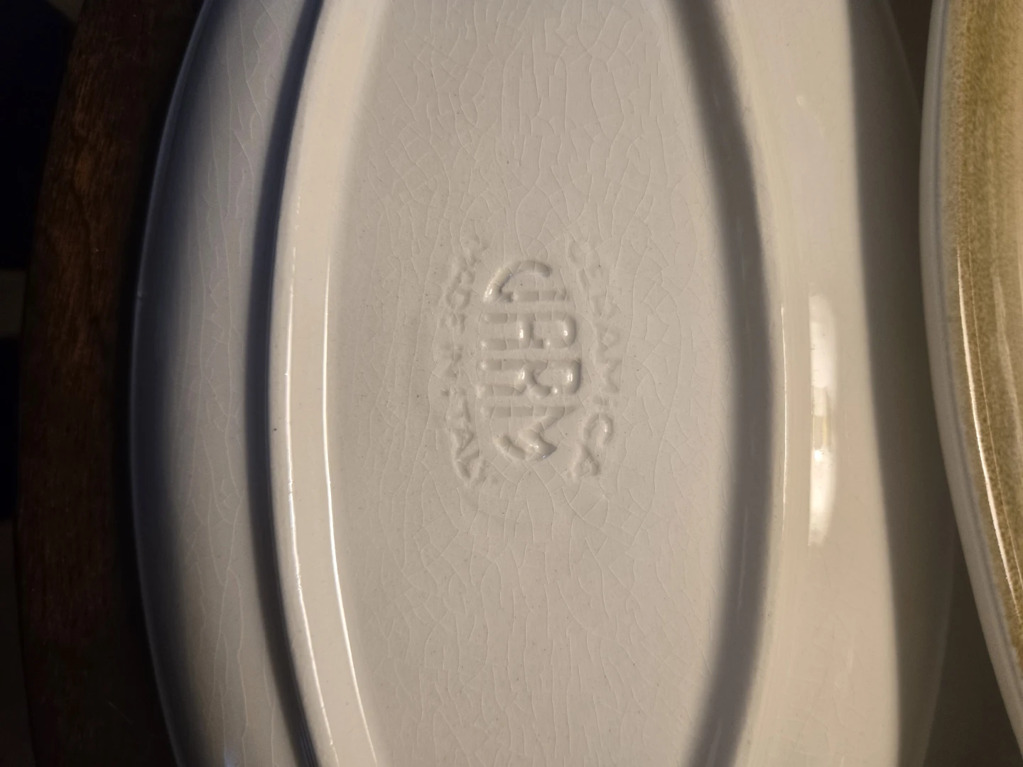 2 Vintage VARM (Made in Italy) Ceramic  Serving Platters - photo 2