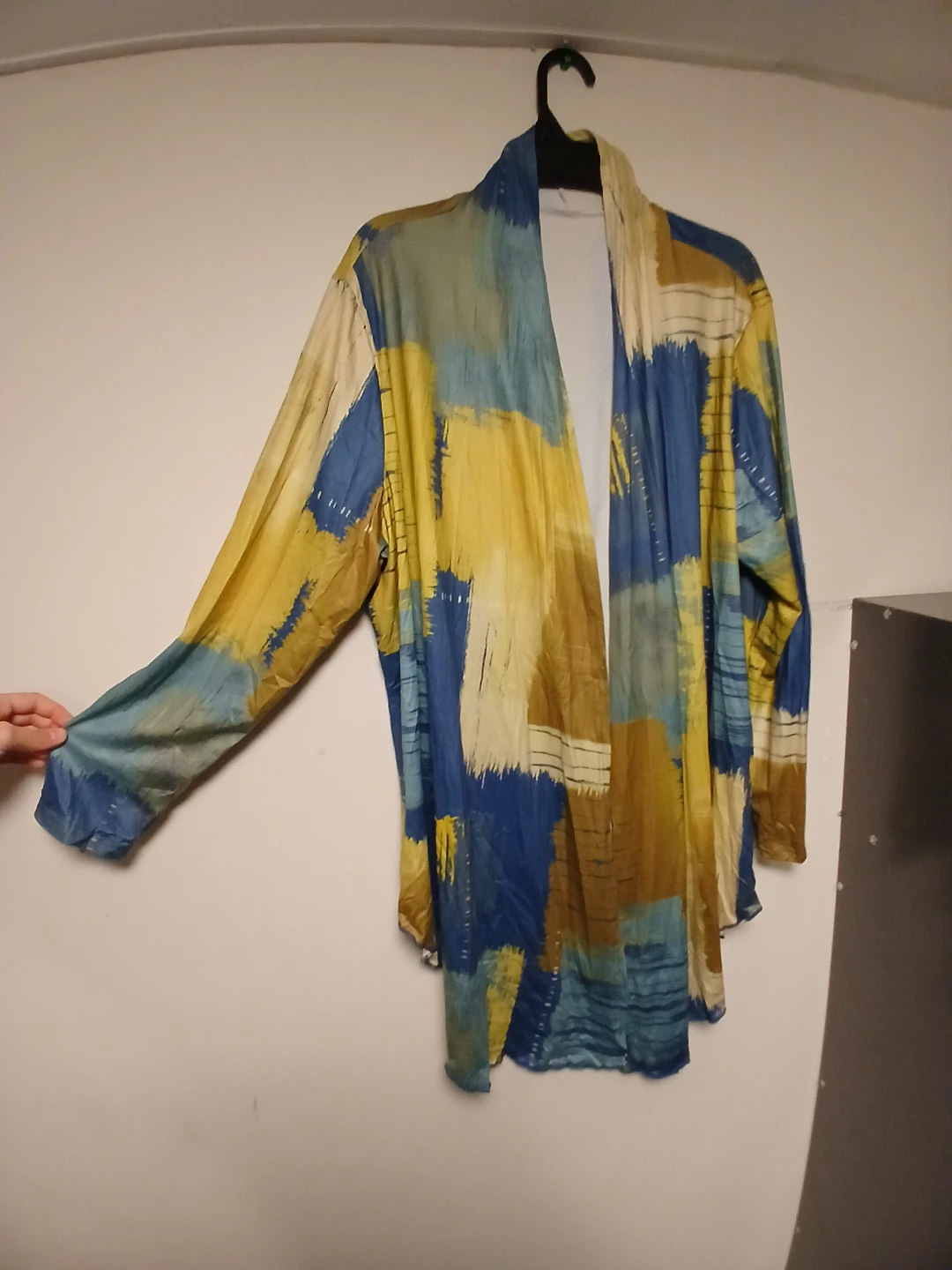 Abstract Print Women's Cardigan Shirt