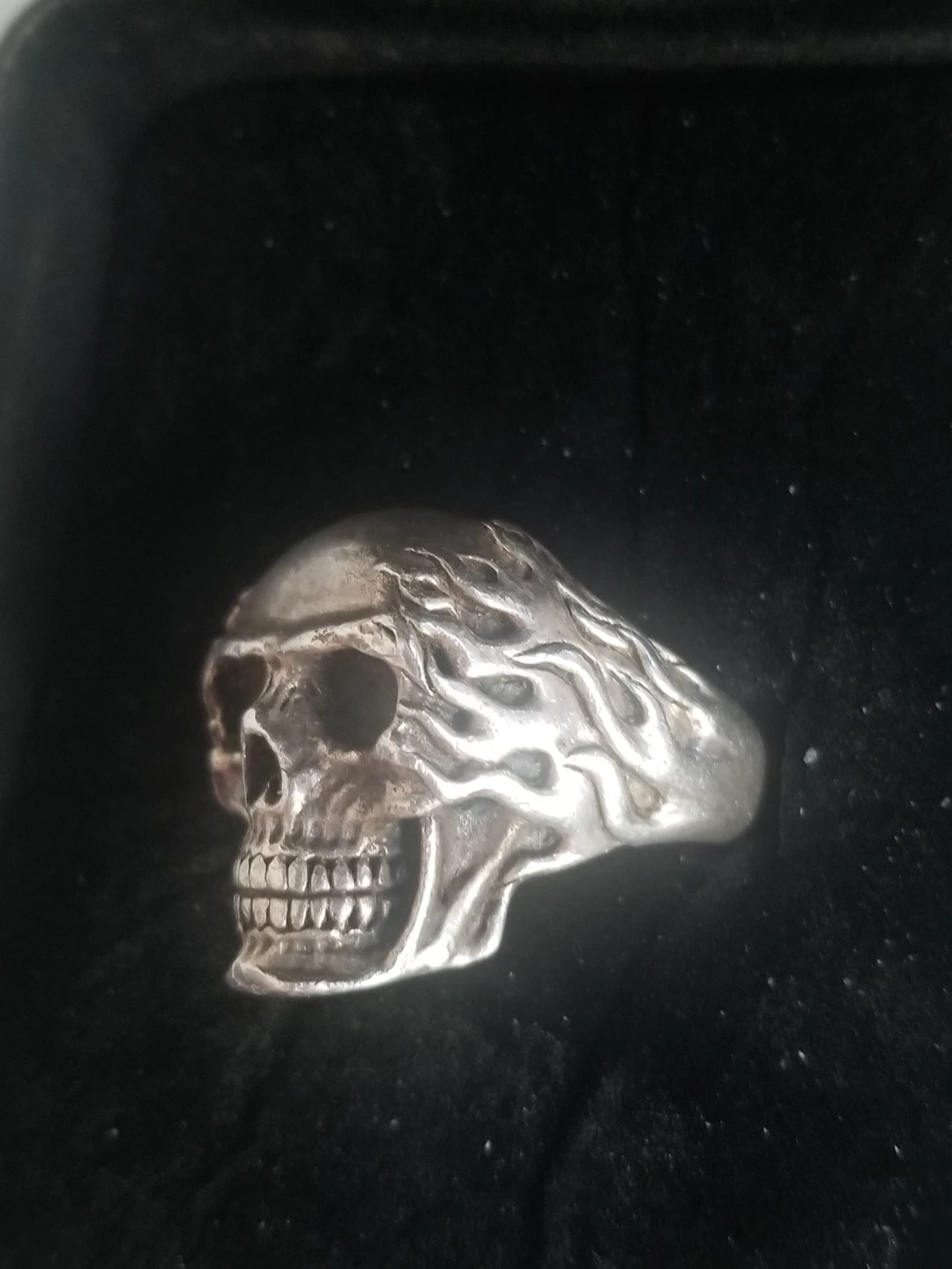 Travis Barker C+C 925 sterling silver Skull Ring - photo 2