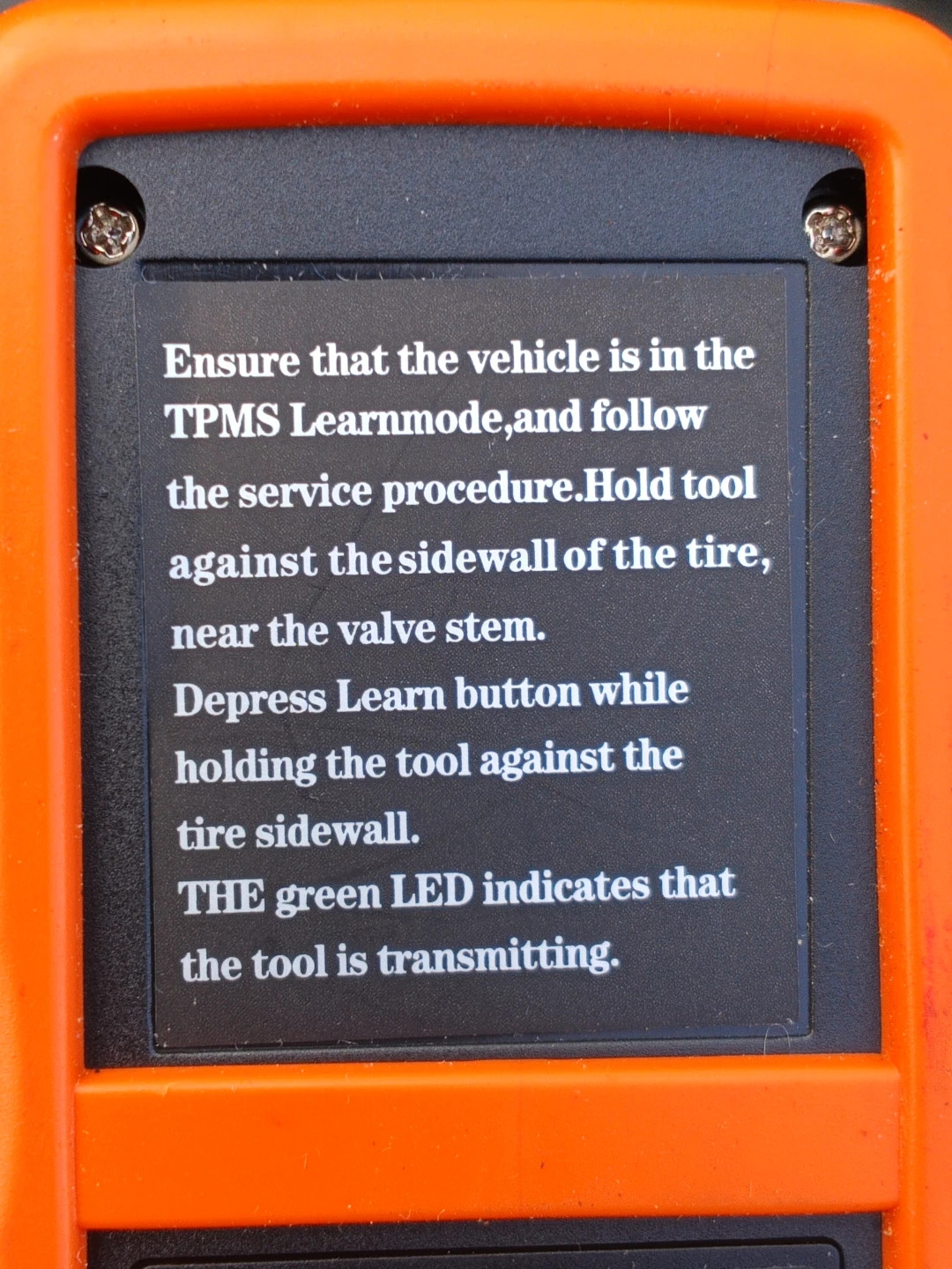 EL-50448 OEC-T5 TPMS Relearn Tool - photo 2