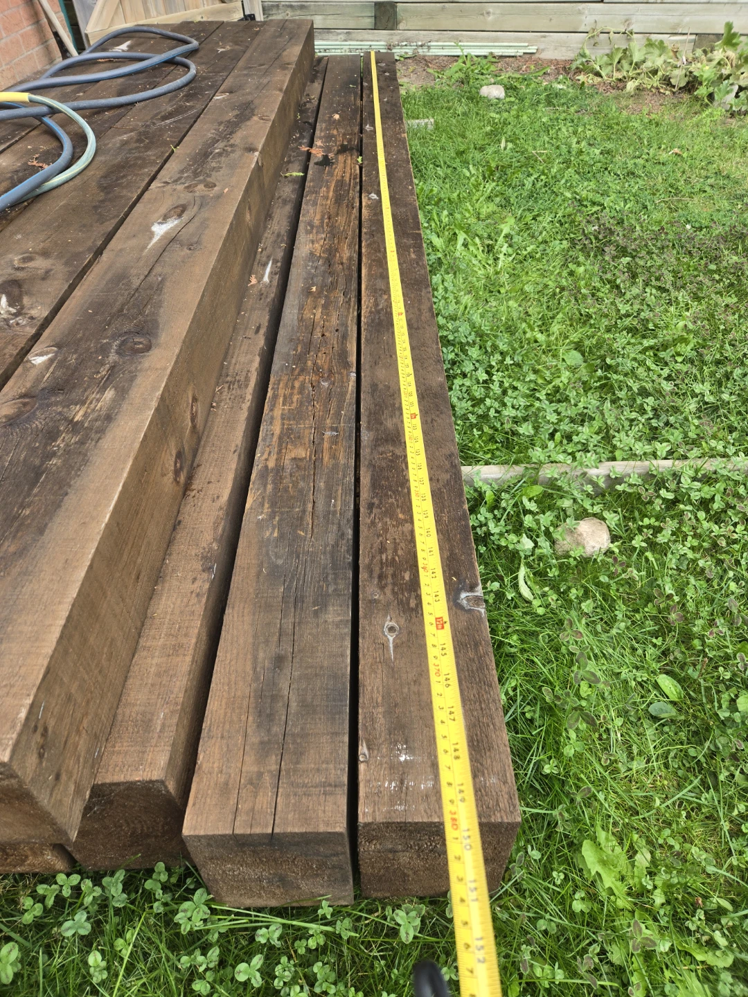 15 Pressure Treated Landscape Timber beams