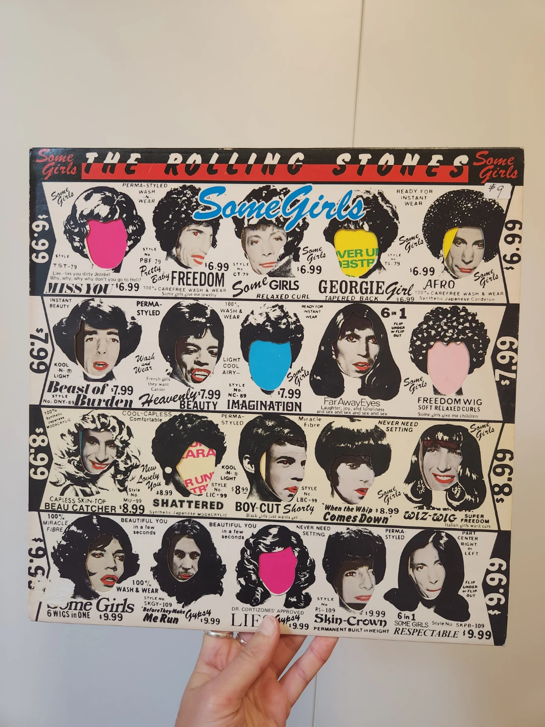 Vintage Rolling Stones Some Girls Vinyl LP