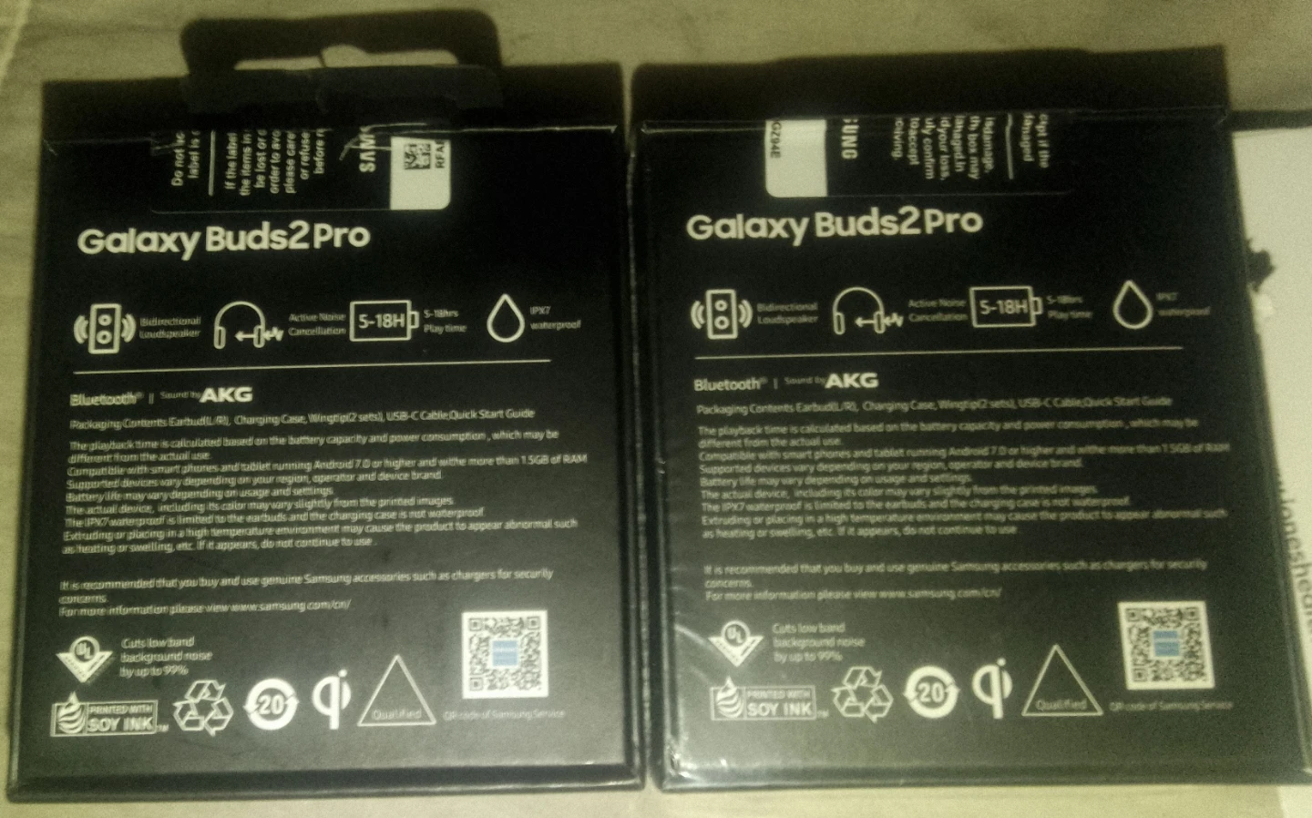 2 New Samsung Galaxy Buds Pro Earphones - photo 2