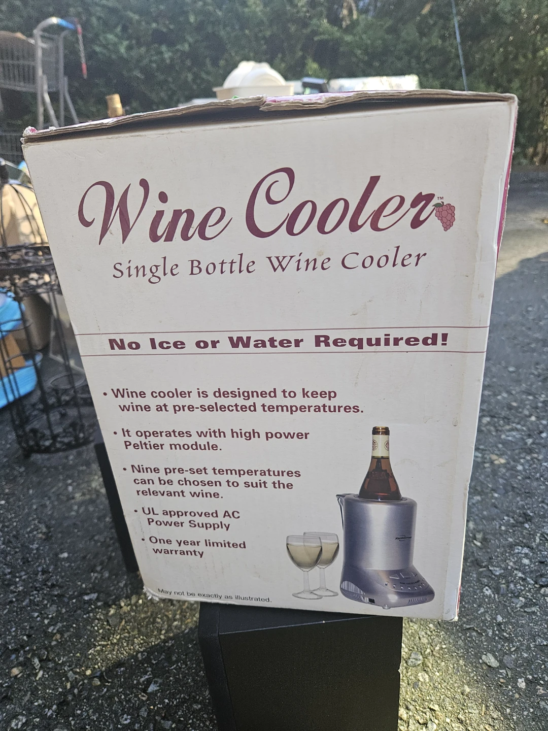 Koolatron Single Bottle Wine Cooler - photo 4