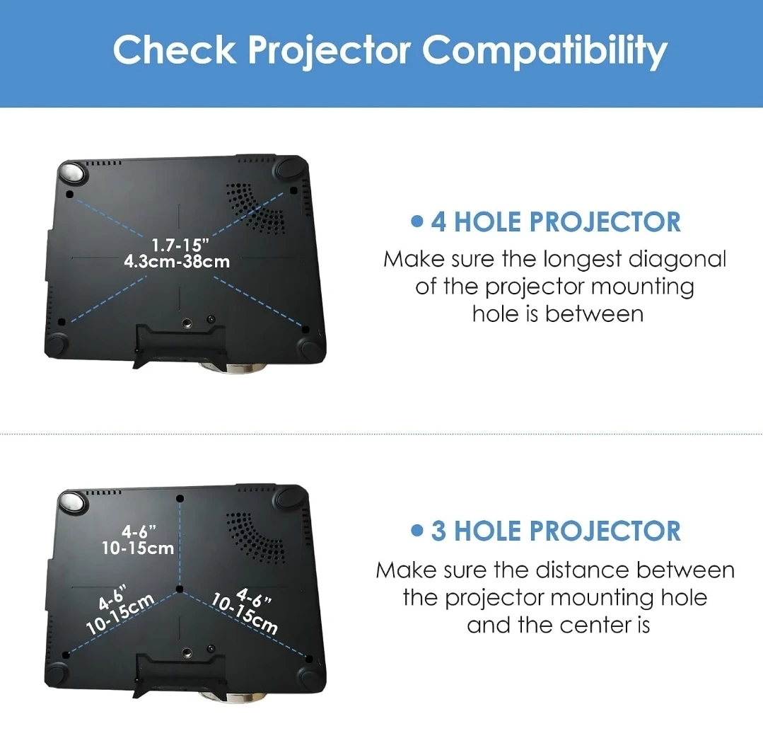Universal Ceiling & Wall Projector Mount - photo 3