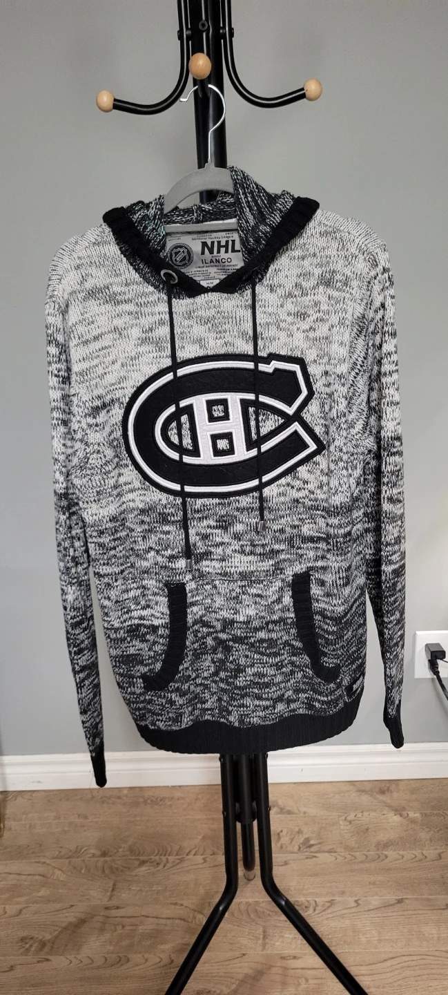 NHL Montreal Canadiens Knit Hoodie Sweater M/M