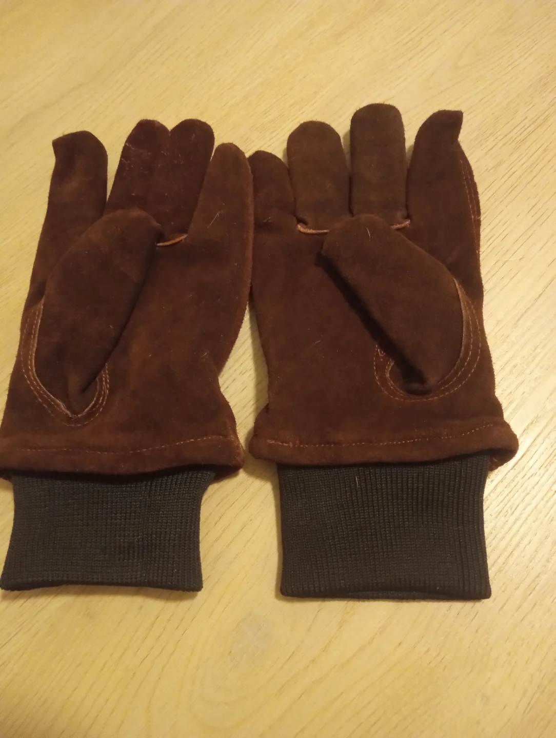 Leather Gloves sz L wear once . $10. Cleaning up the closet. - photo 2