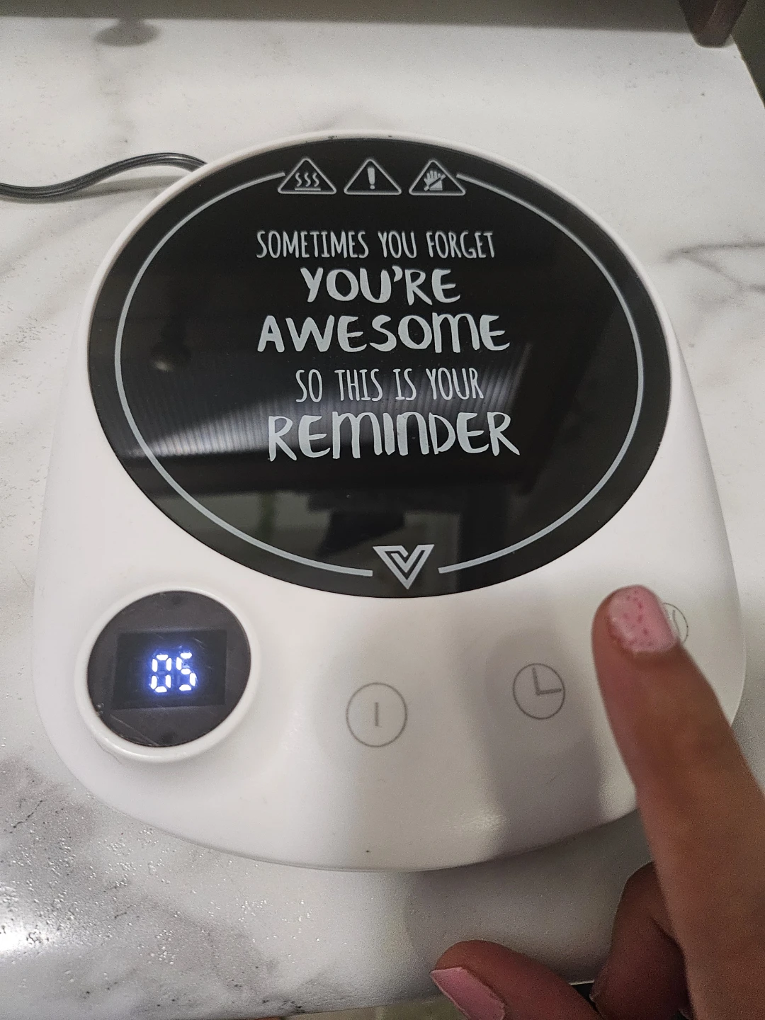 Ready for Gift Motivational Coffee Mug Warmer