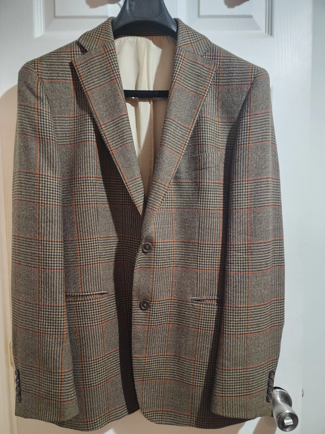HUGO BOSS Plaid Sport Coat 100% Virgin Wool Size EU 52/US 42 - photo 2