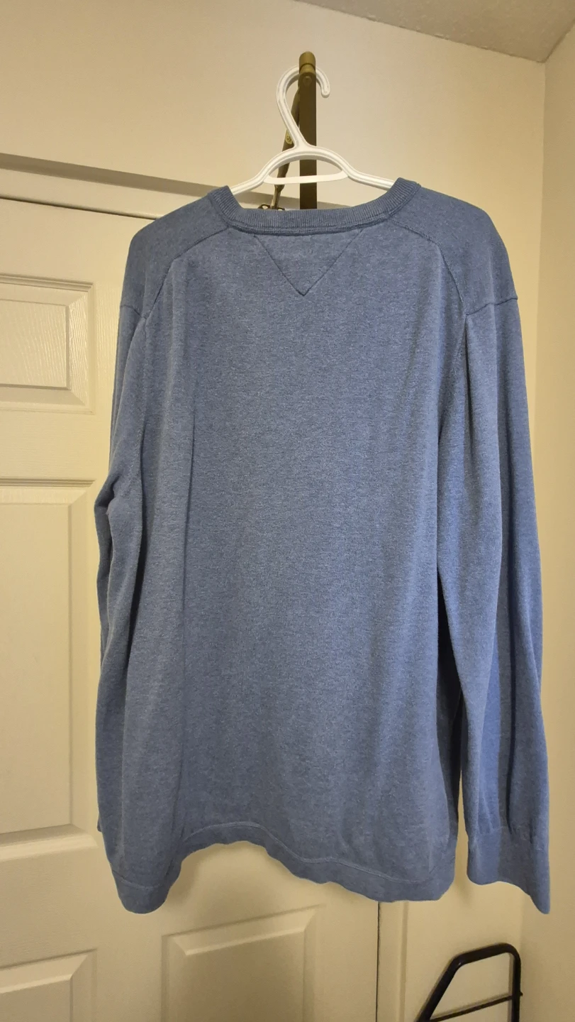 Tommy Hilfiger Blue Henley Sweater - photo 5