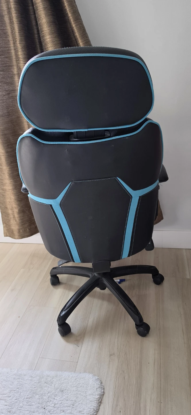 Black and Blue Gaming Chair - photo 2
