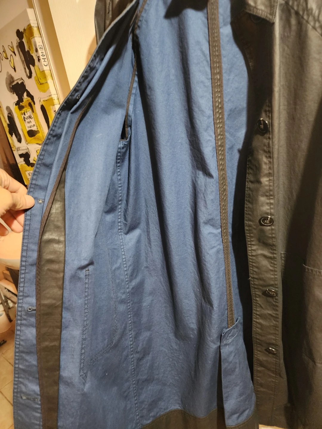 Vintage GAP "Work-Force" Waxed Cotton Trench Coat - photo 4