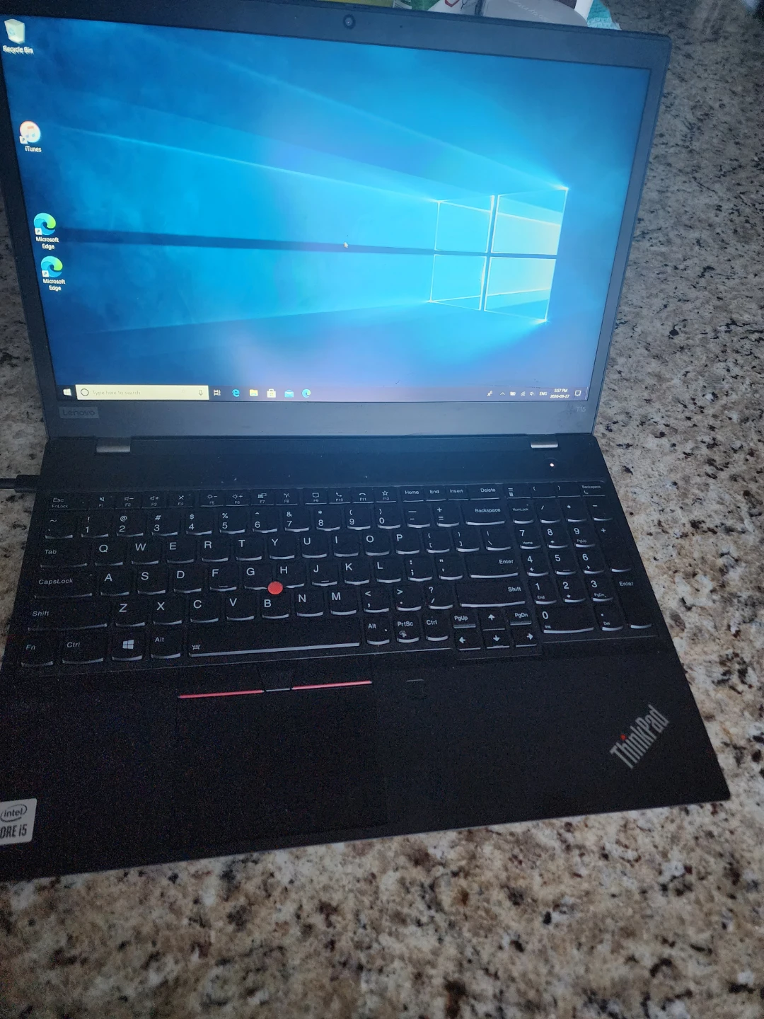 Lenovo ThinkPad T15 Laptop touch screen