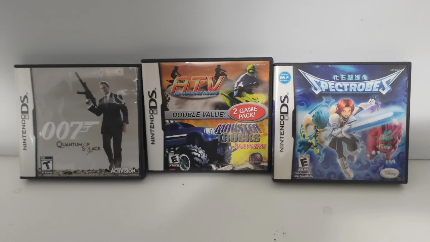 Nintendo DS Games Bundle: 007, ATV, Spectrobes