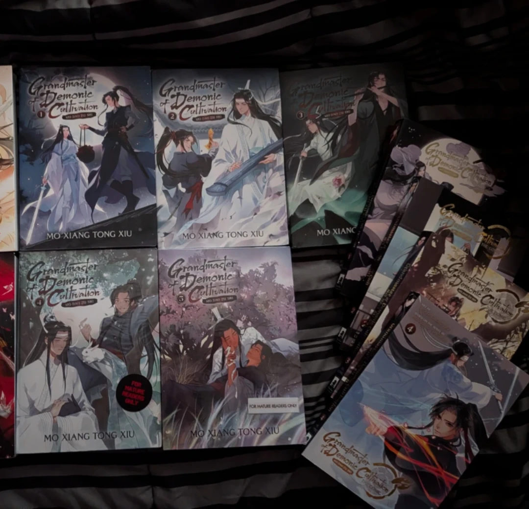 Grandmaster of Demonic Cultivation Novels Vol 1-5 & Comics 1-4