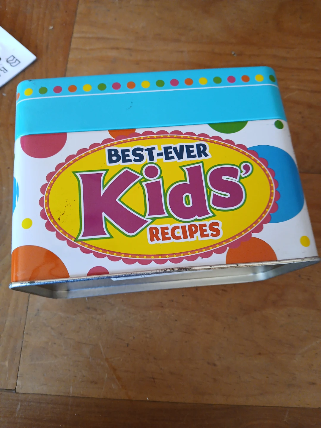 Best-Ever Kids' Recipes Card Tin