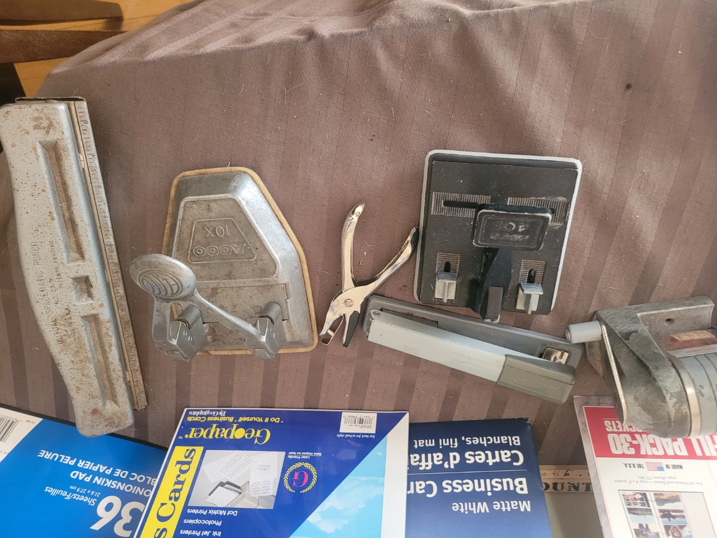 Office Supply Lot Paper Notebooks Tools - photo 4