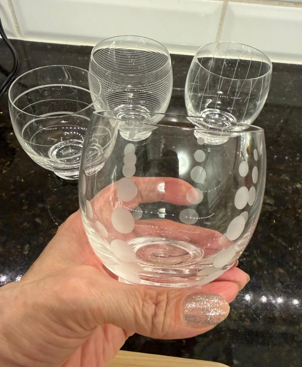 Set of 4 vintage glasses - photo 2