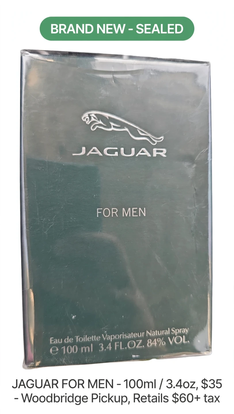 Jaguar For Men Cologne 100ml - NEW Sealed - $35 - Woodbridge