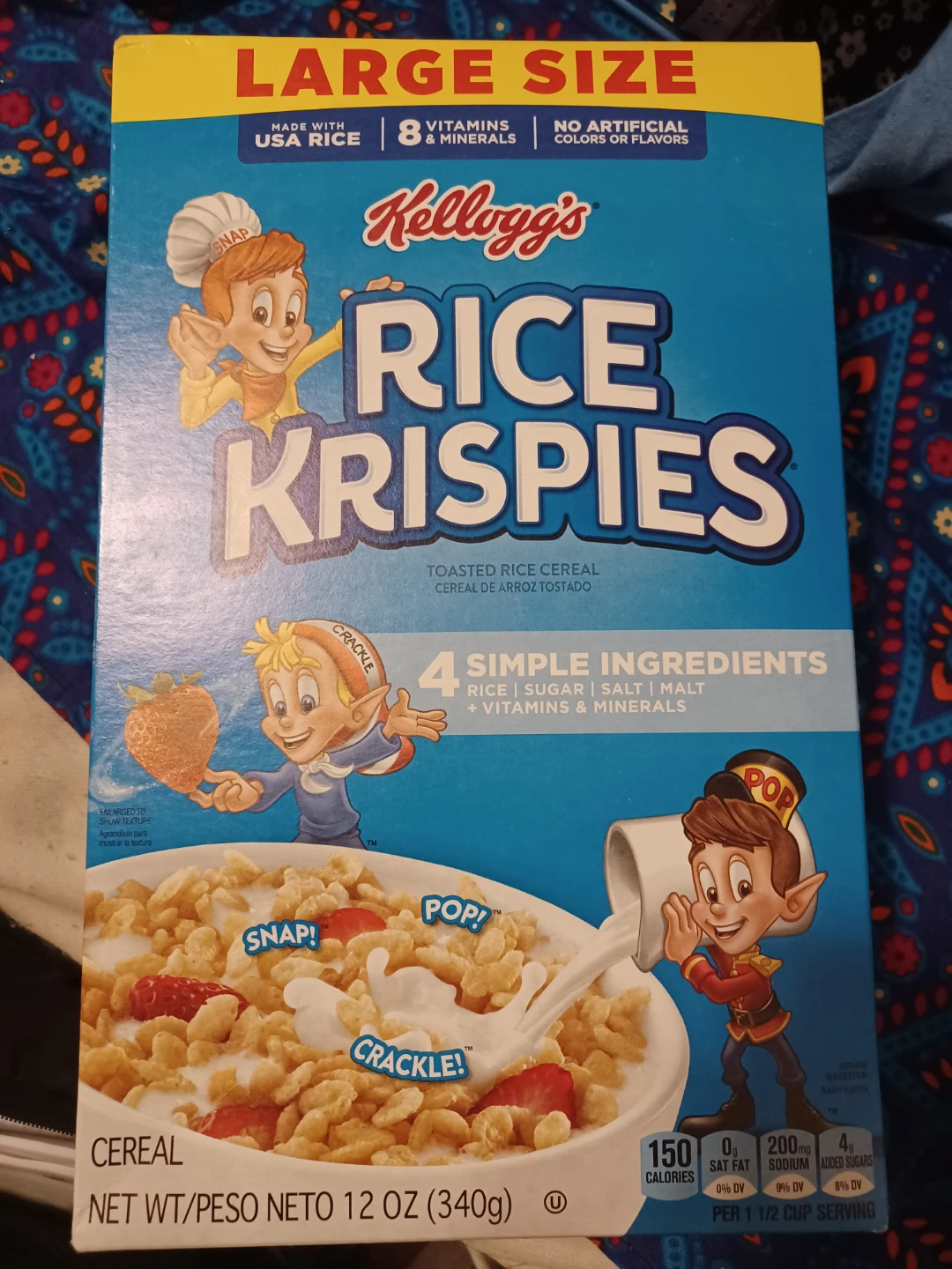 Kellogg's Rice Krispies Cereal 12 oz