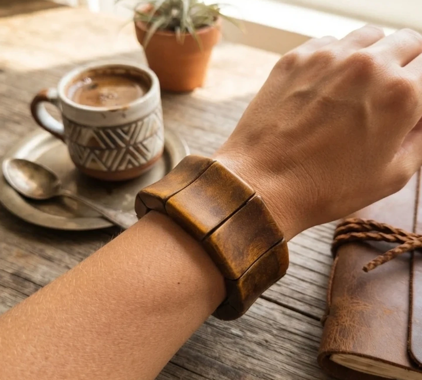 Wooden Cuff Bracelet - photo 2