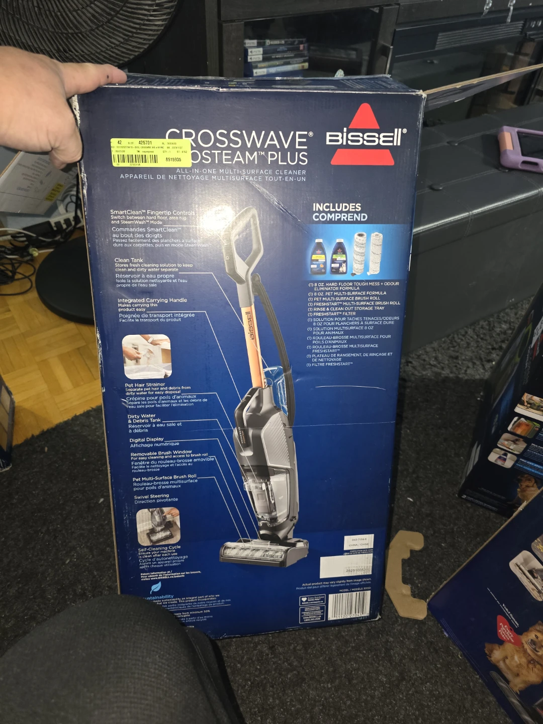 Bissell CrossWave HydroSteam Plus Multi-Surface Cleaner - photo 2