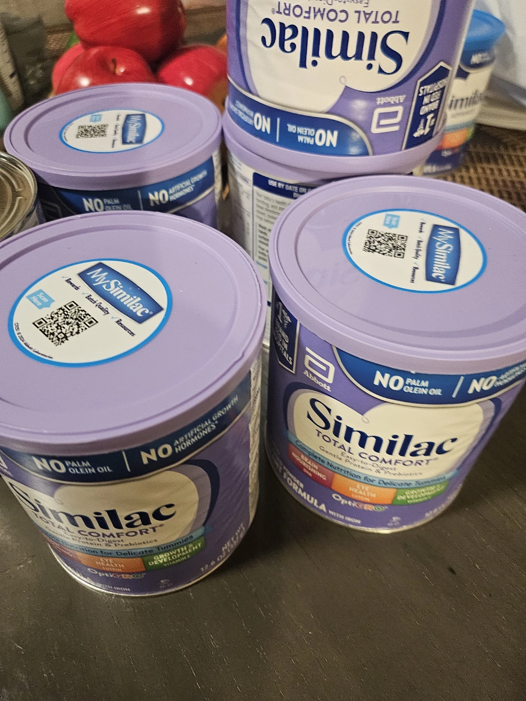 6 Cans of Similac Total Comfort Infant Formula