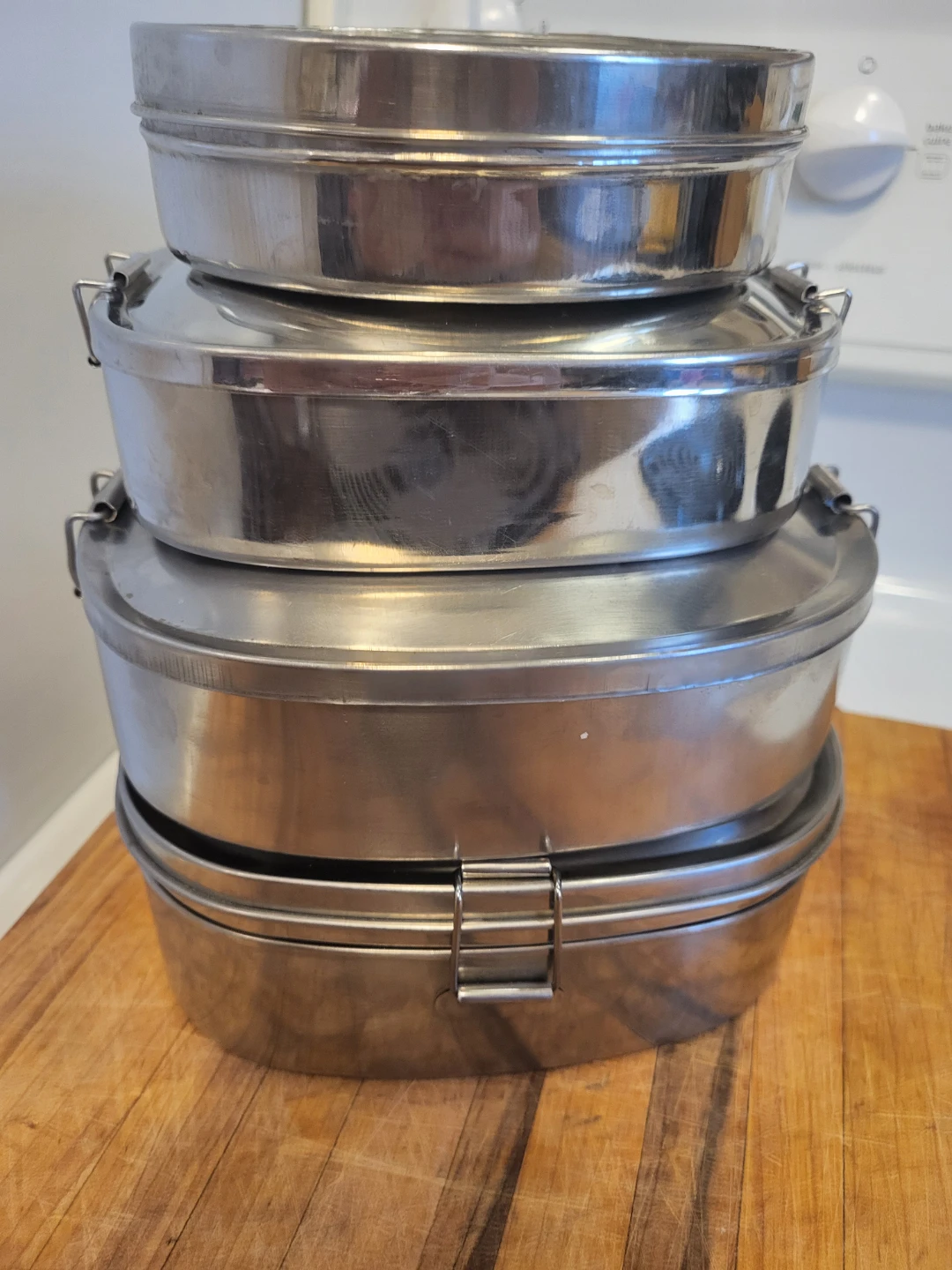 4 Stainless Steel Food Container Set