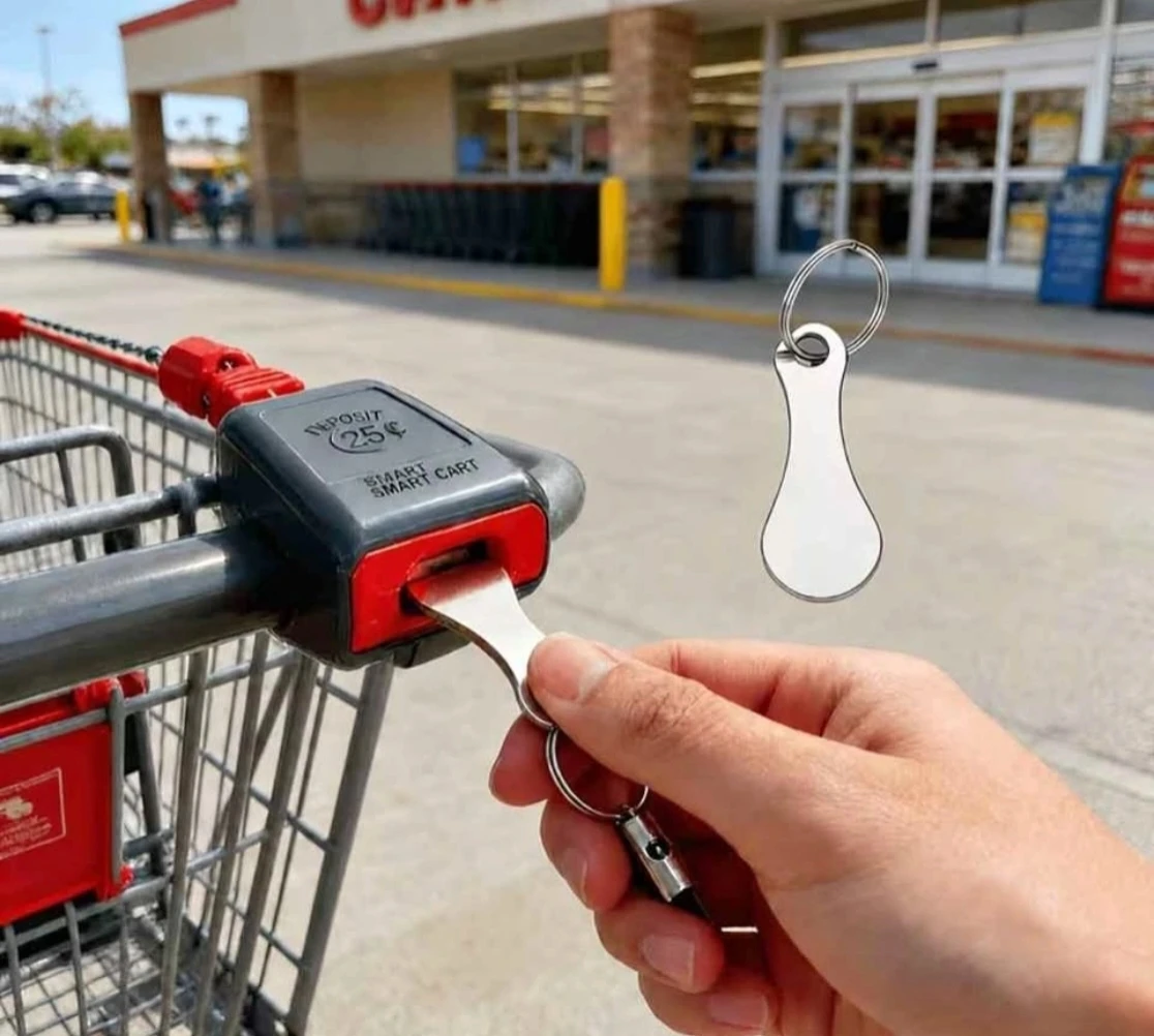 ✨ 2-in-1 Premium Bottle Opener & Trolley Token Keychain ✨ - photo 2