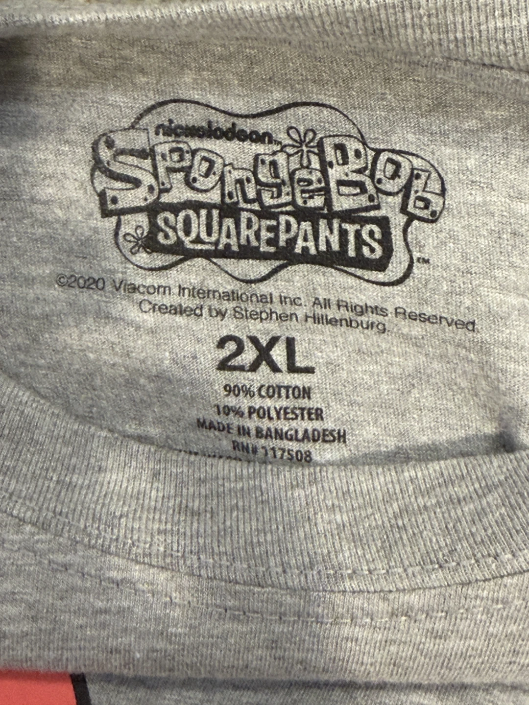 Nickelodeon Spongebob Squarepants T-Shirt 2XL - photo 3