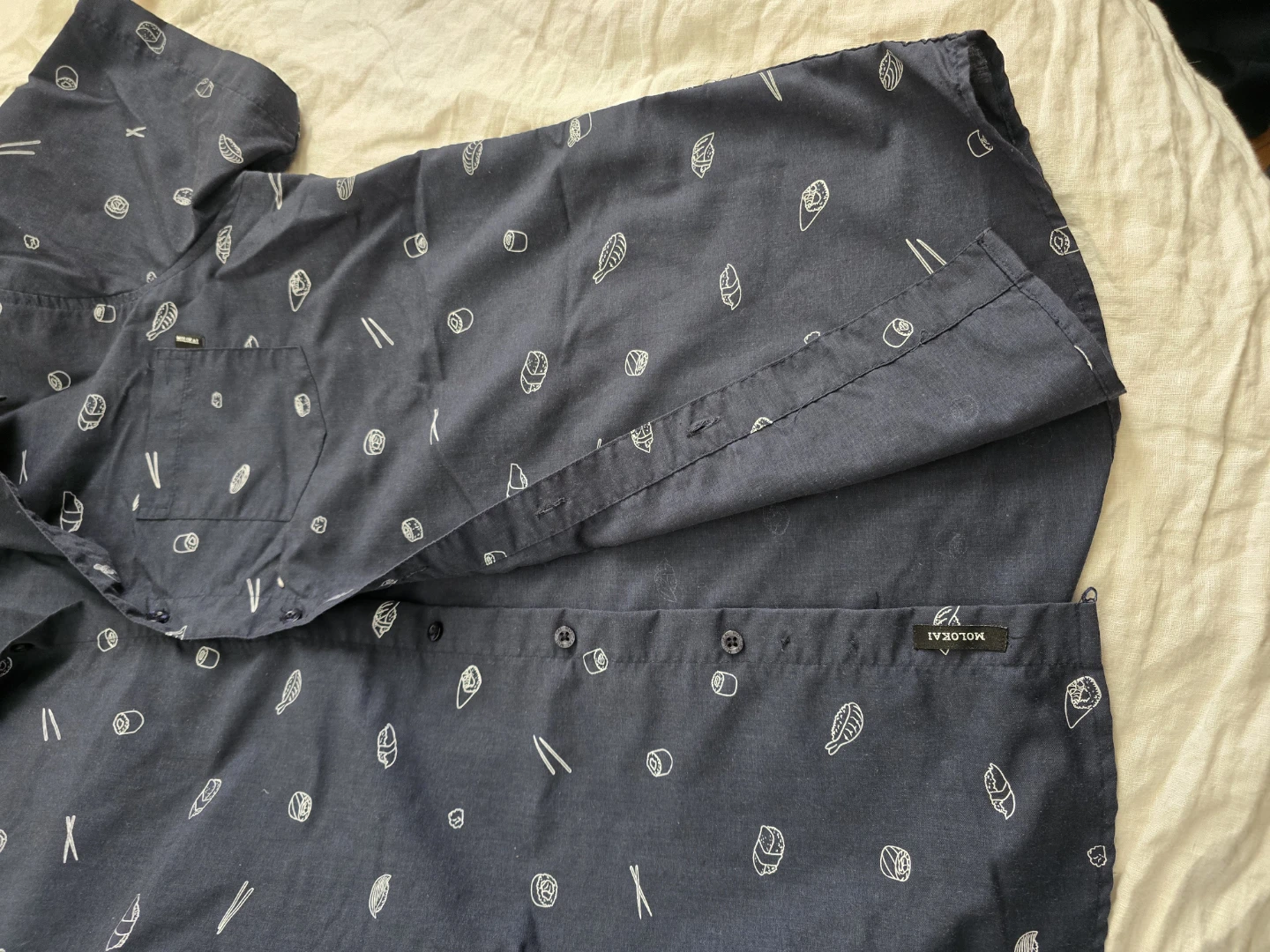 🏈Molokai Surf Co. Sushi Print Shirt - photo 3