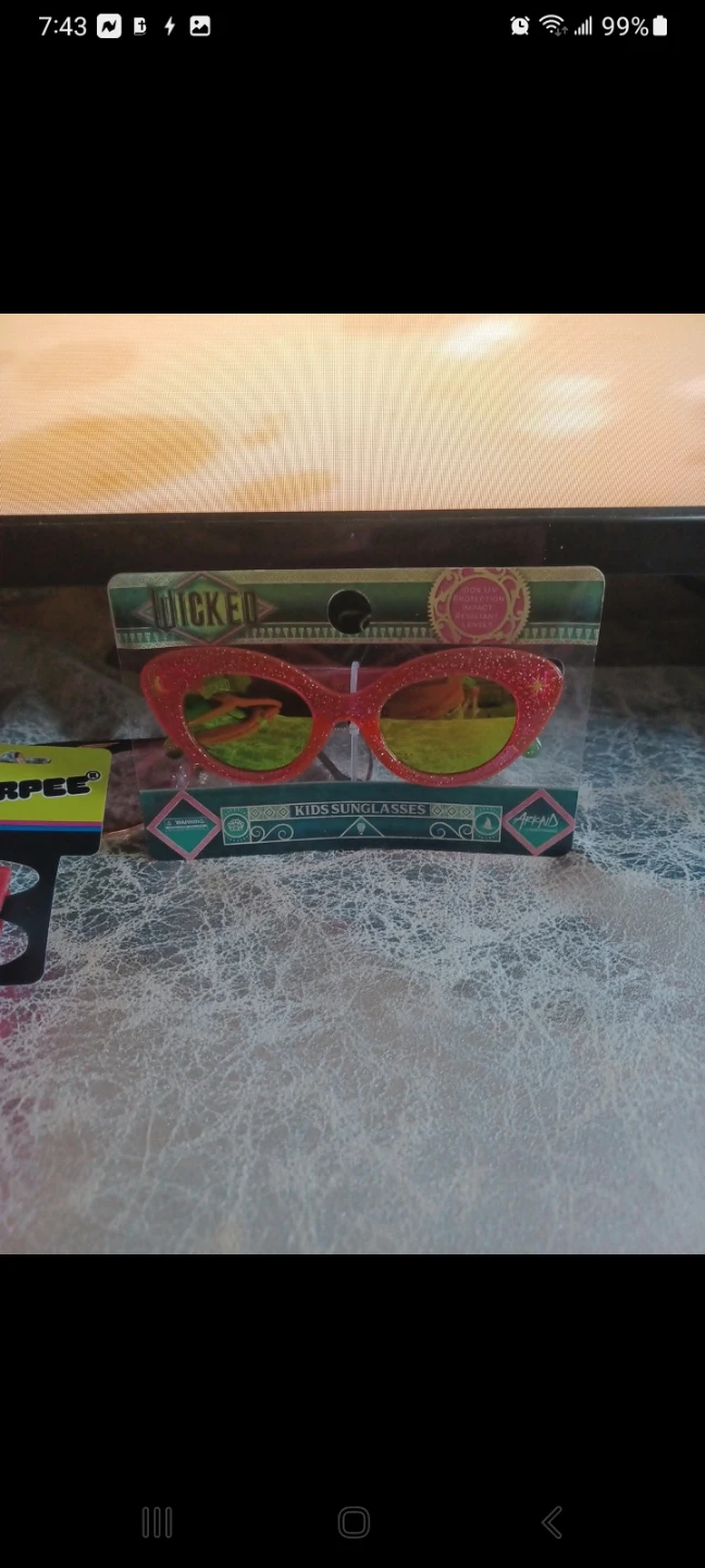 Wicked Kids Glitter Sunglasses