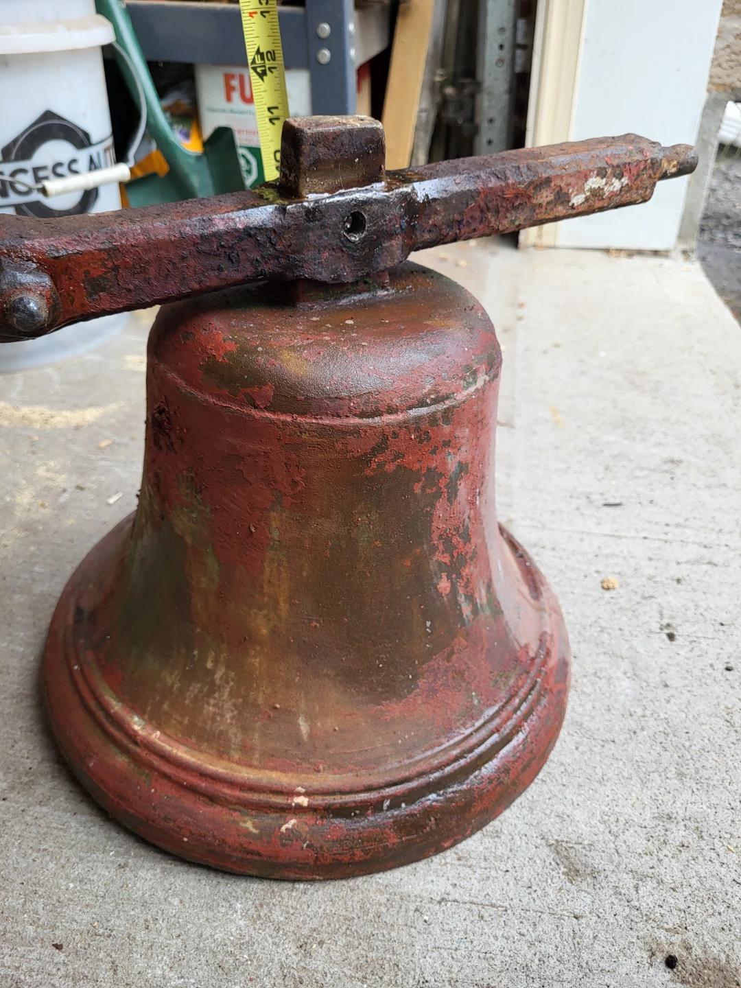 Vintage Bronze Schoolhouse Bell - photo 4
