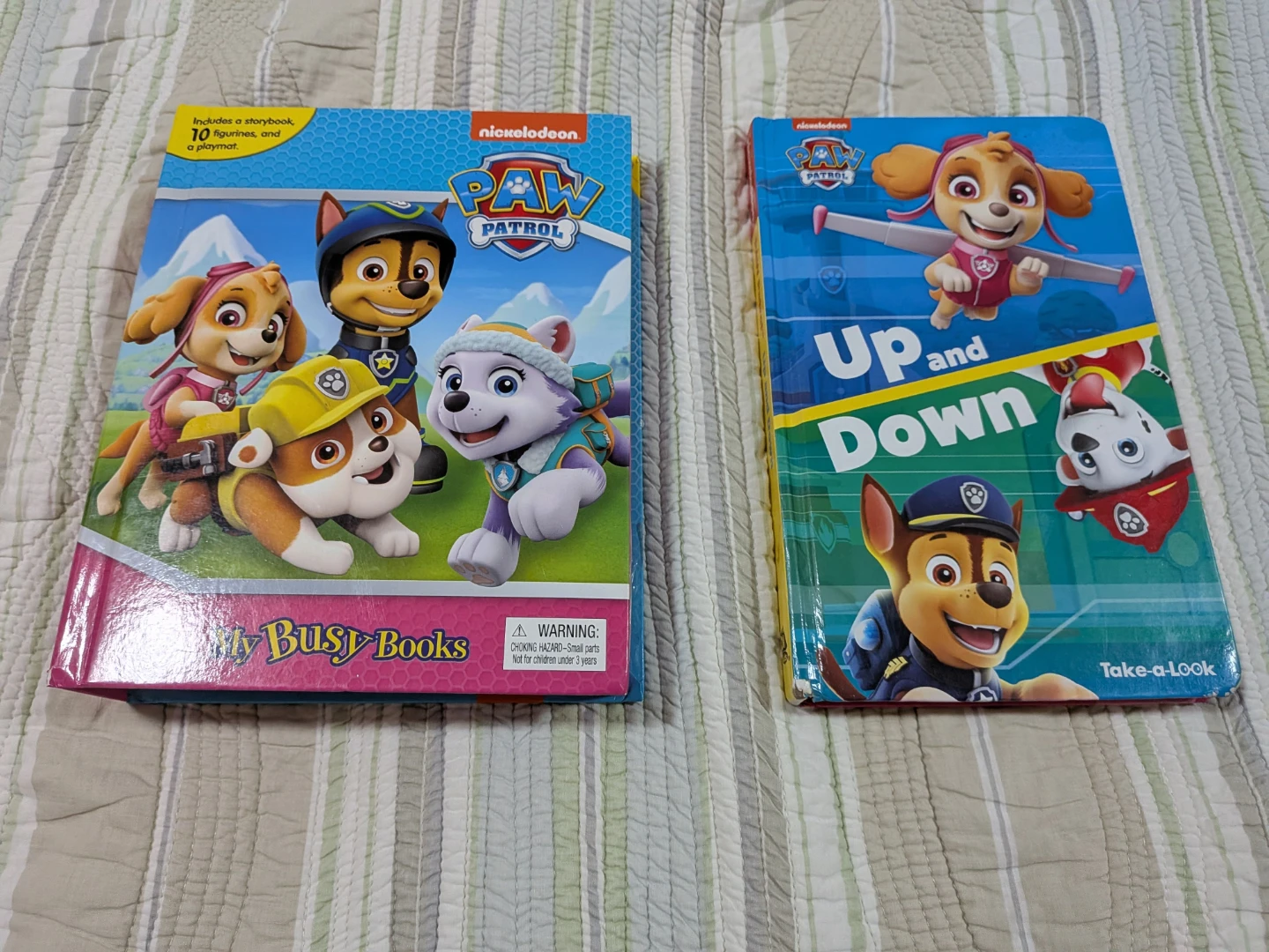 Paw Patrol Book Lot & Toy Figures