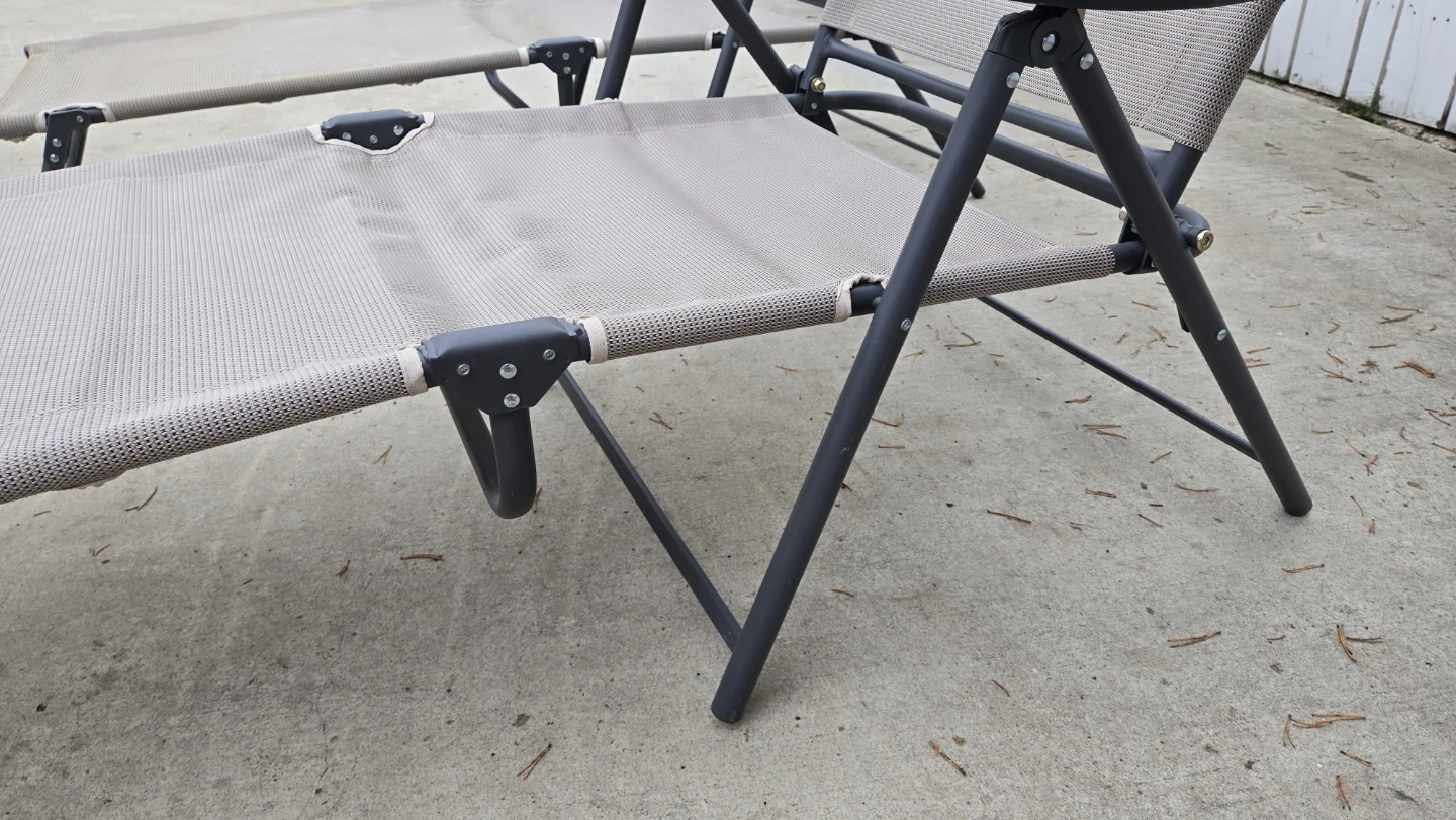 Folding Chaise Lounger Chair (Set of 2) - photo 4