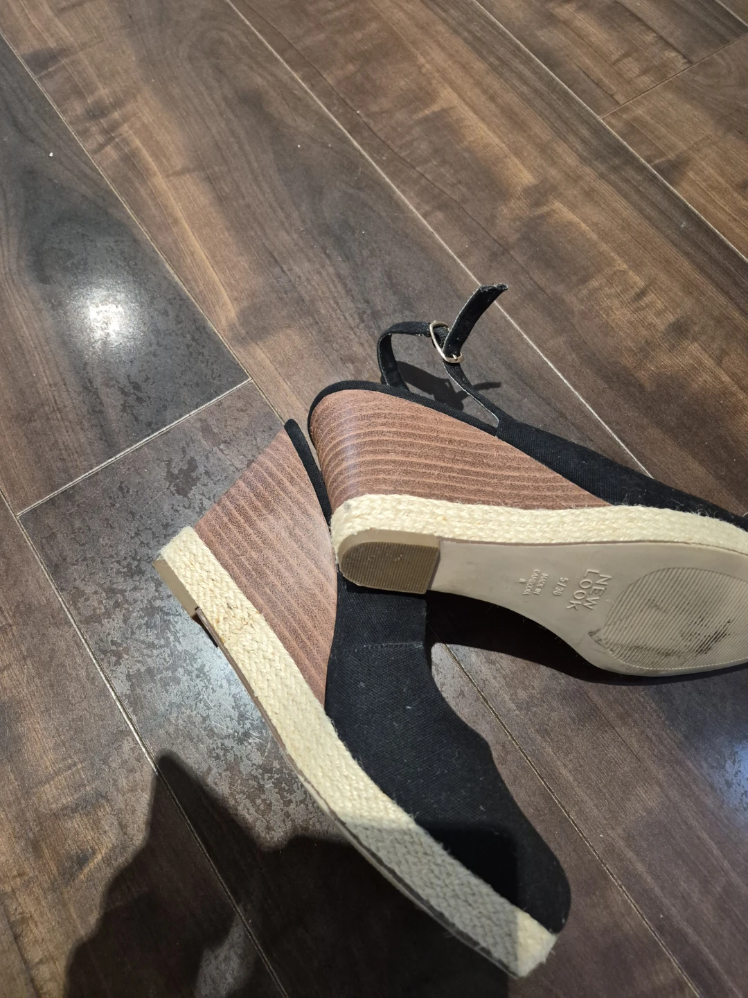 New Look Black Espadrille Wedges - photo 4
