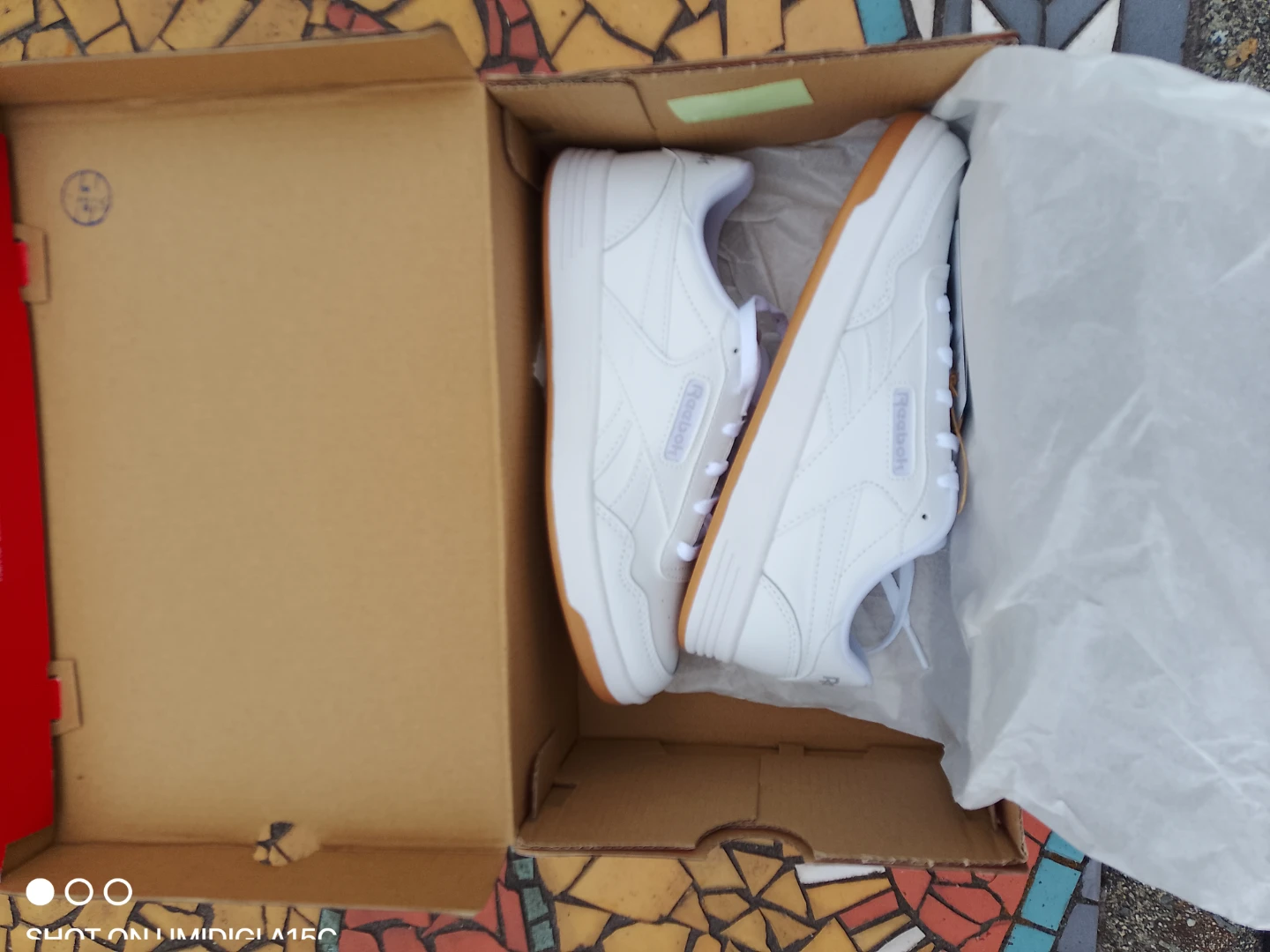 Reebok Court Advance White Sneakers - Women's Size 5.5