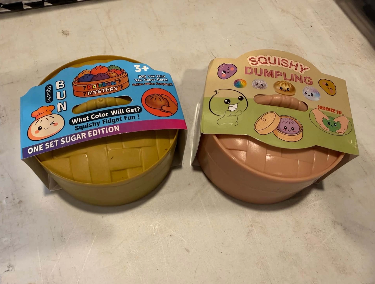 Squishy Dumpling and Bun Fidget Toys