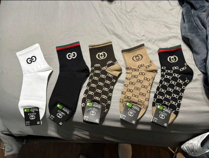 Set of 5 Gucci Socks