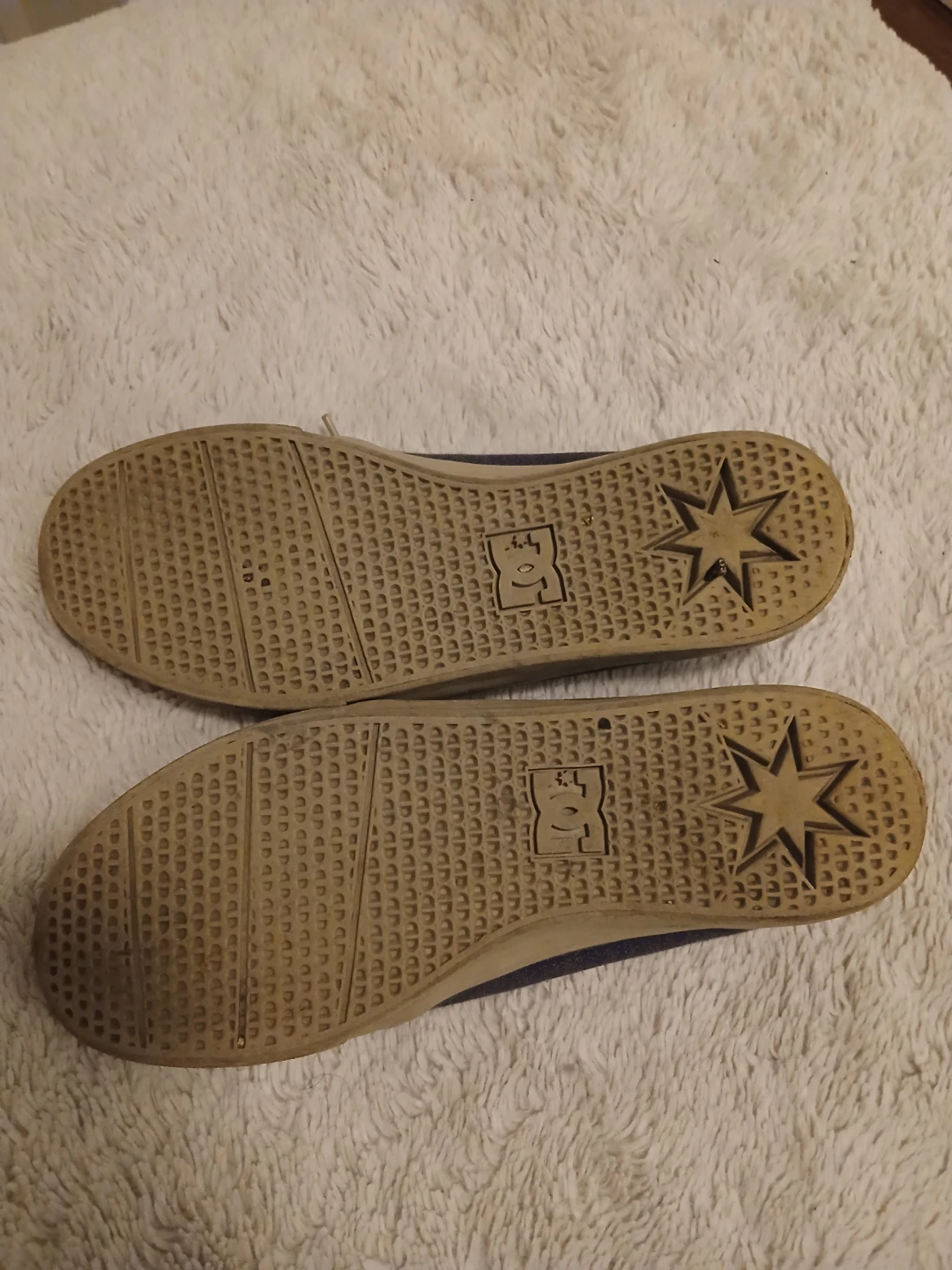 DC Shoes Navy Canvas Sneakers Size 10.5 - photo 2