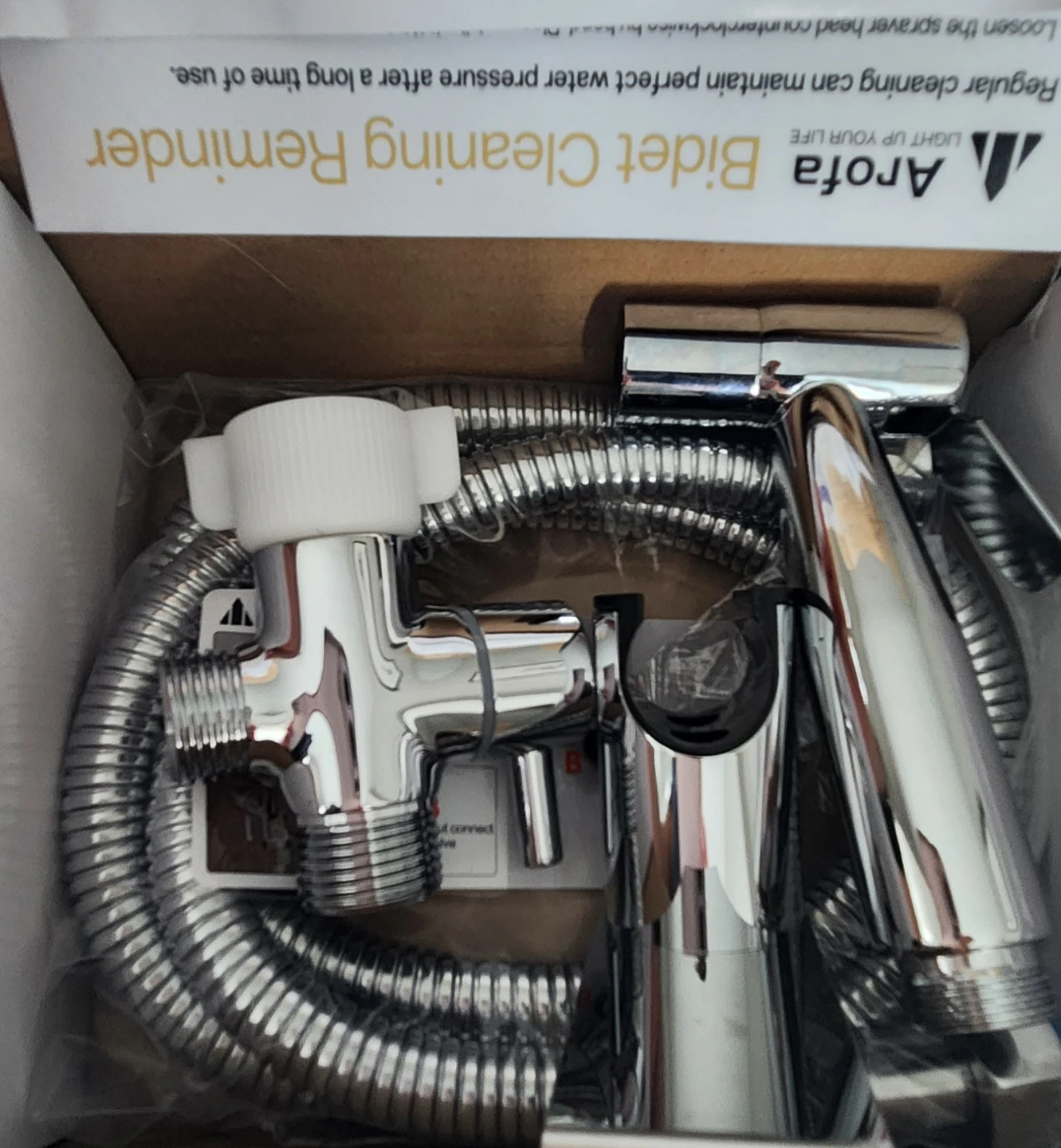 Arofa Hand Held Bidet Sprayer Set - photo 2