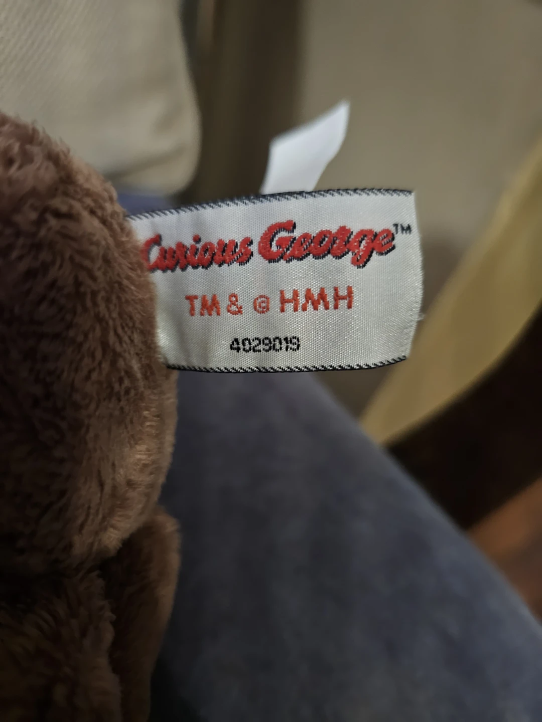 Gund Curious George plush toy - photo 3