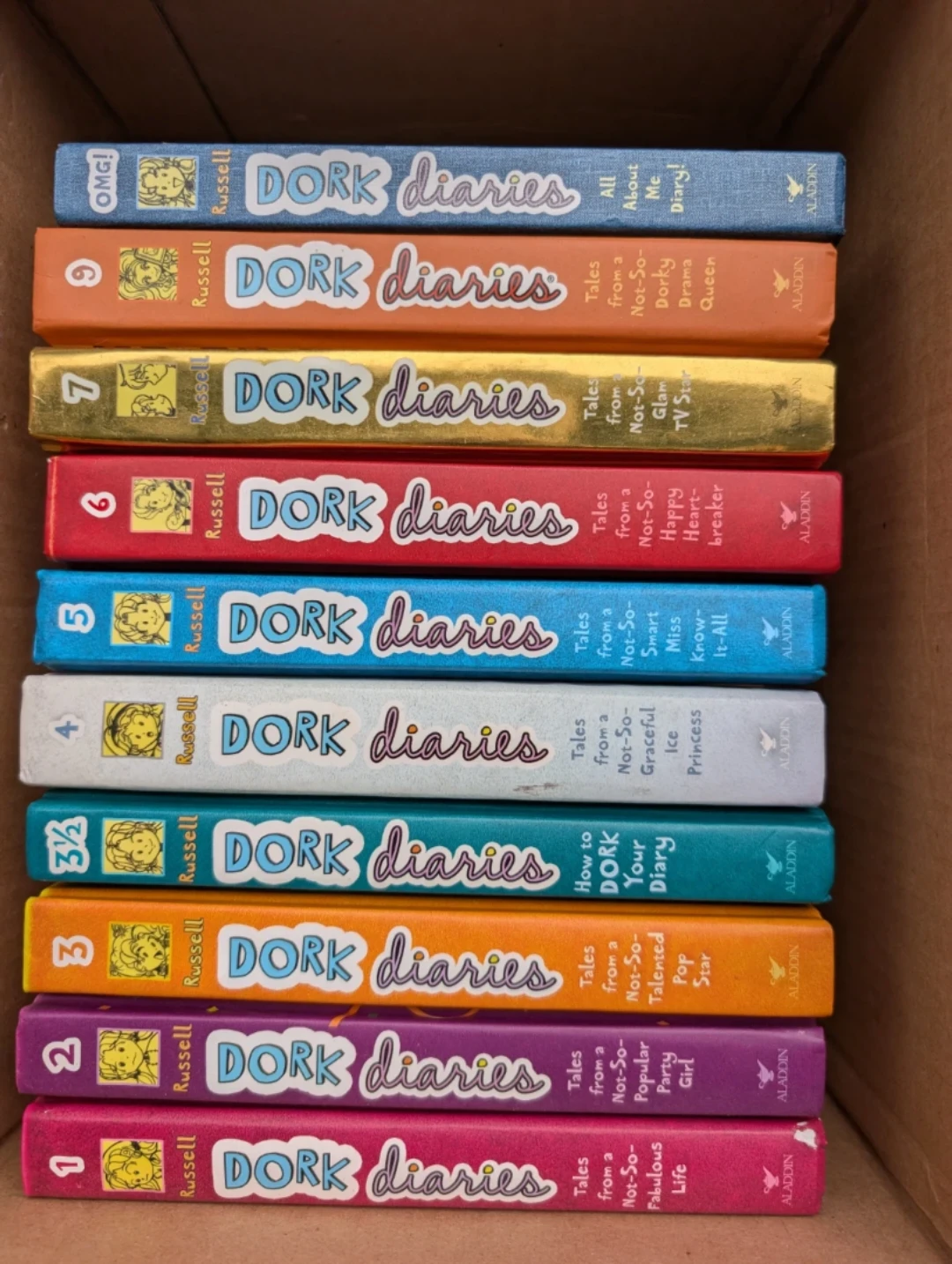 Dork Diaries Book Set 1, 2, 3, 3.5, 4, 5, 6, 7, 9, OMG