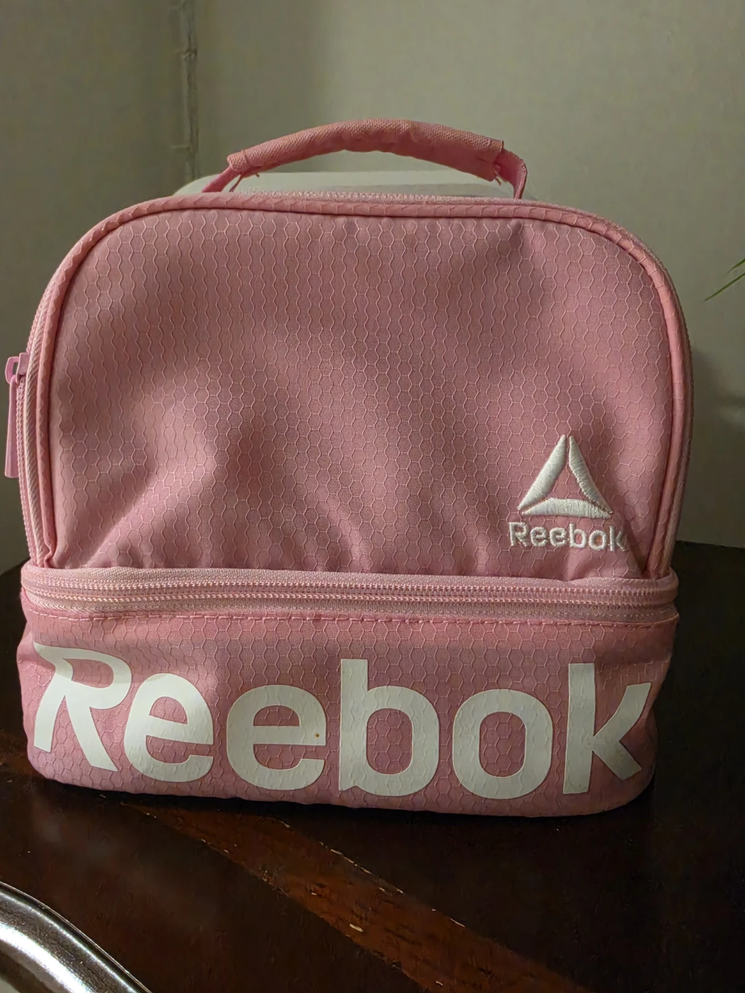 Reebok Pink Insulated Lunch Bag