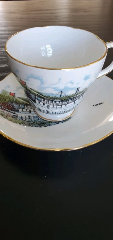 Yukon Themed Teacup and Saucer - photo 2