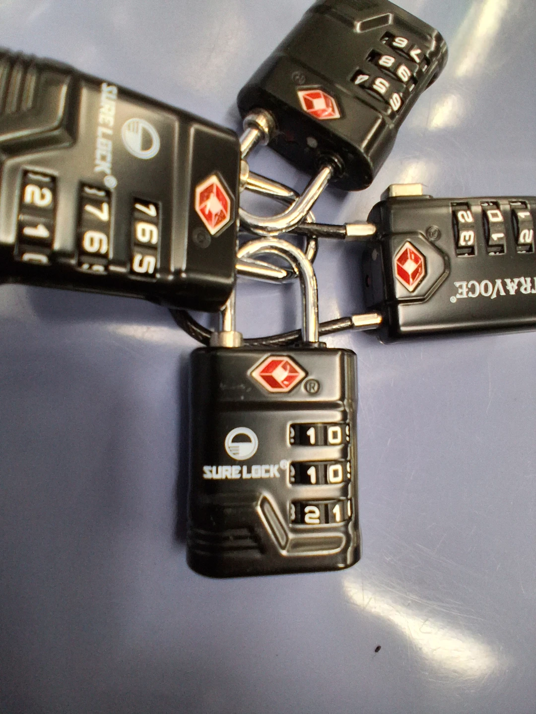 Set of 5 TSA Luggage Locks - photo 2