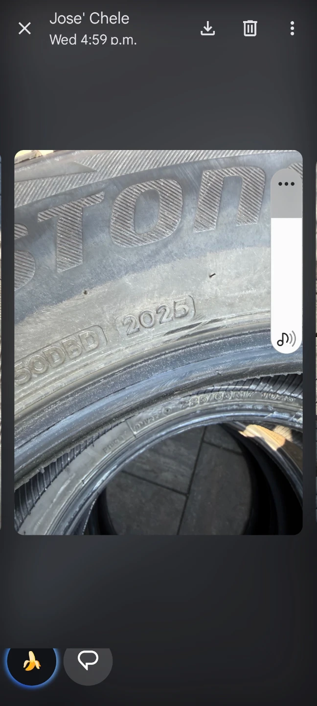 Bridgestone Blizzak Winter Tires 225/65R17 - photo 2