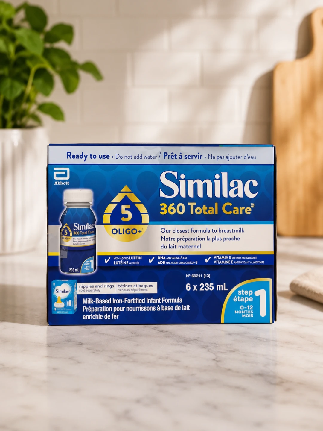 Similac 360 Total Care Step 1 Infant Formula - 6 x 235 mL